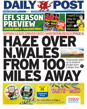 Cover of Daily Post (North Wales)
