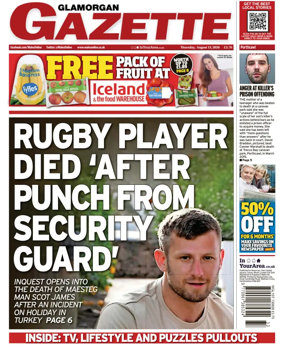 Cover of Glamorgan Gazette