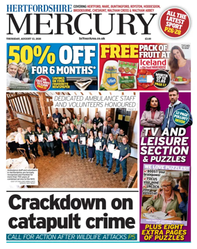 Cover of Hertfordshire Mercury