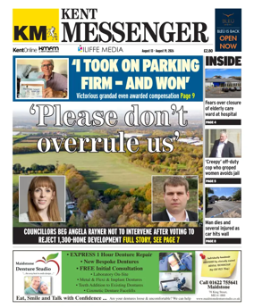 Cover of Kent Messenger Maidstone