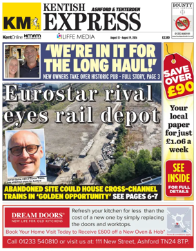 Cover of Kentish Express Ashford & District