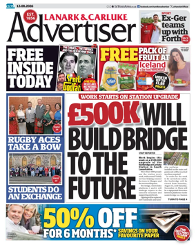 Cover of Lanark & Carluke Advertiser