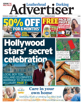 Cover of Leatherhead & Dorking Advertiser