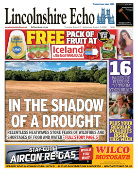 Cover of Lincolnshire Echo
