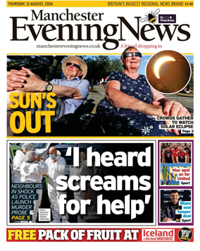 Cover of Manchester Evening News
