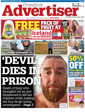 Cover of Ormskirk Advertiser