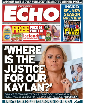 Cover of South Wales Echo