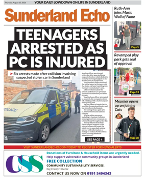 Cover of Sunderland Echo