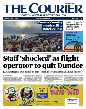Cover of The Courier & Advertiser (Angus and Dundee)
