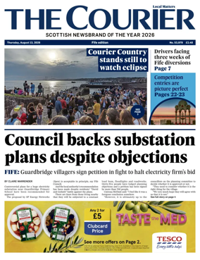 Cover of The Courier & Advertiser (Fife Edition)