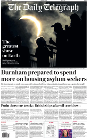 Cover of The Daily Telegraph