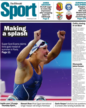 Cover of Herald Sport