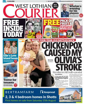 Cover of West Lothian Courier