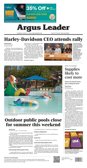 Cover of Argus Leader