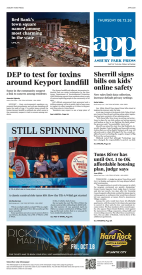 Cover of Asbury Park Press