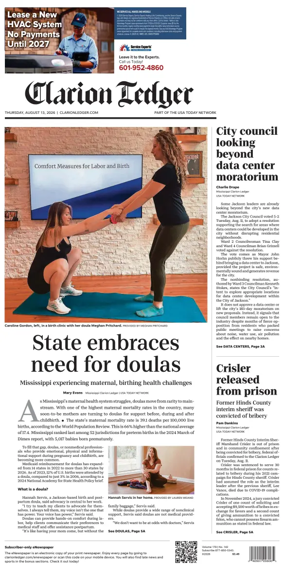 Cover of Clarion Ledger