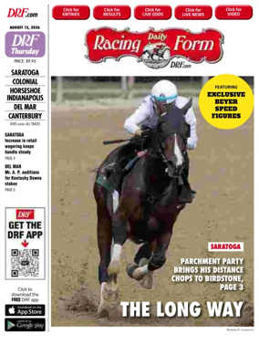 Cover of Daily Racing Form National Digital Edition