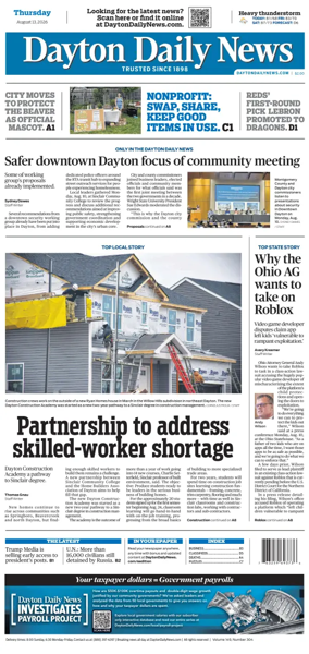 Cover of Dayton Daily News