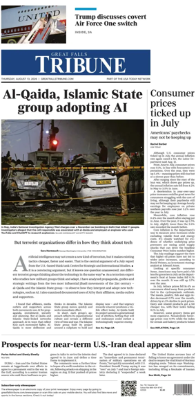 Cover of Great Falls Tribune