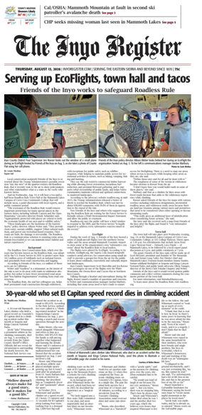 Cover of Inyo Register
