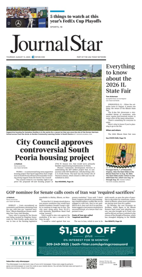 Cover of Journal Star (Peoria)