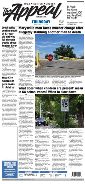 Cover of Marysville Appeal-Democrat