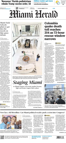 Cover of Miami Herald