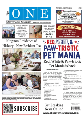 Cover of Observer News Enterprise