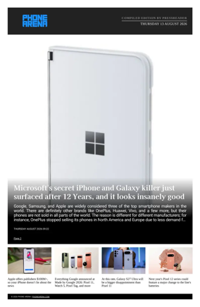 Cover of Phone Arena - Compiled Edition