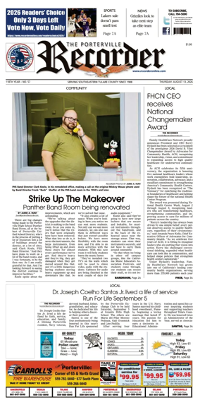 Cover of Porterville Recorder