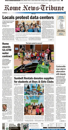 Cover of Rome News-Tribune
