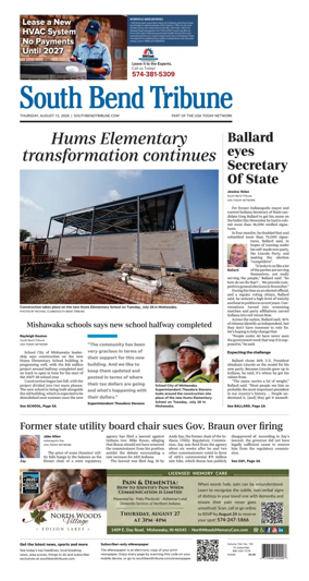 Cover of South Bend Tribune