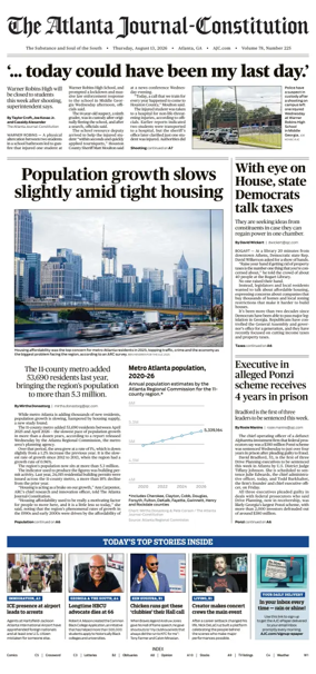 Cover of The Atlanta Journal-Constitution