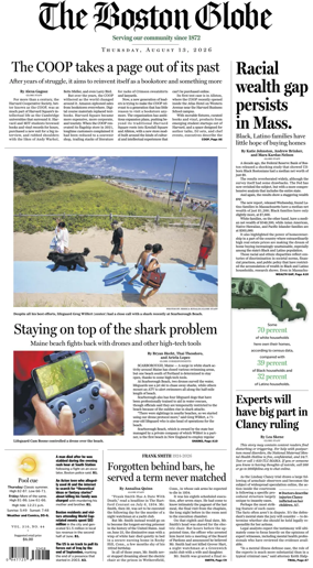 Cover of The Boston Globe