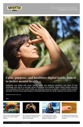 Cover of The Brighter Side of News