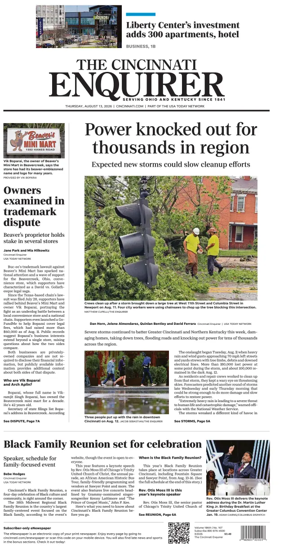 Cover of The Cincinnati Enquirer
