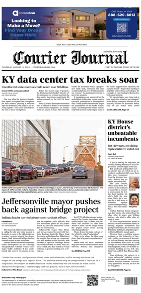 Cover of The Courier-Journal (Louisville)