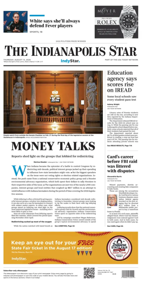 Cover of The Indianapolis Star