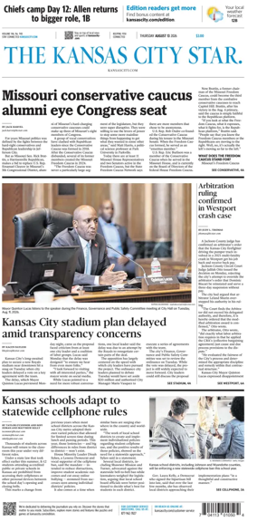 Cover of The Kansas City Star
