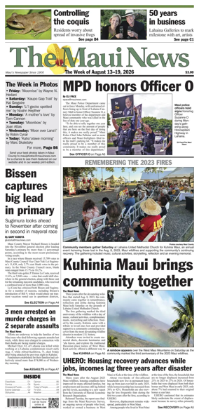 Cover of The Maui News