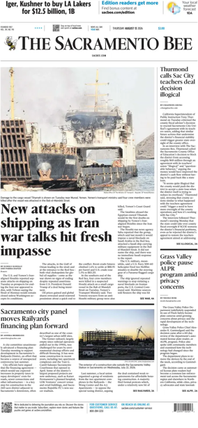 Cover of The Sacramento Bee