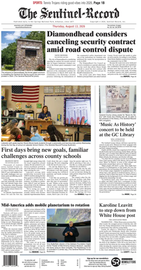 Cover of The Sentinel-Record