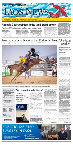 Cover of The Taos News