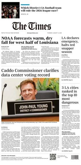 Cover of The Times (Shreveport)
