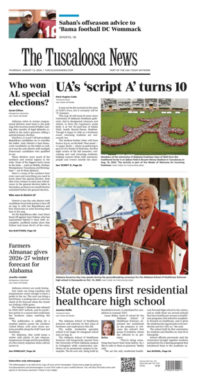 Cover of The Tuscaloosa News