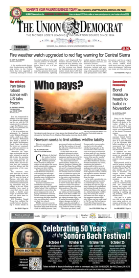 Cover of The Union Democrat