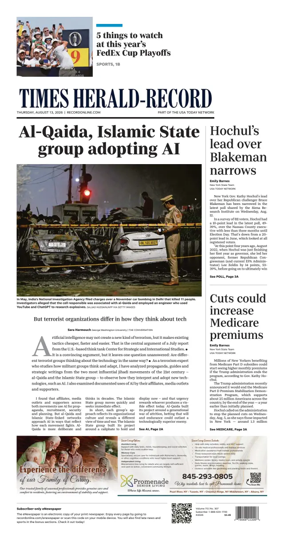 Cover of Times Herald-Record