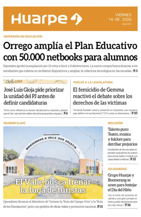 Cover of Diario Huarpe
