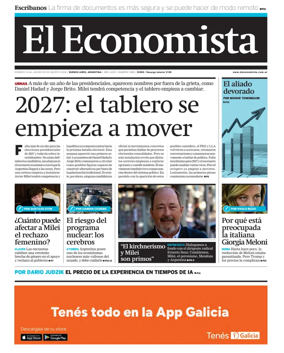 Cover of El Economista (Argentina)