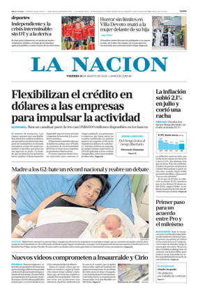 Cover of La Nacion